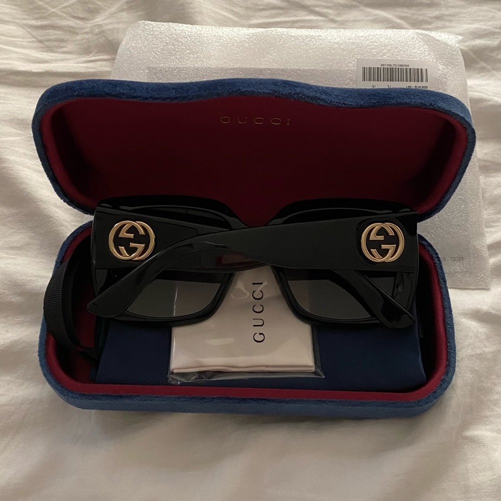 GUCCI sunglasses.